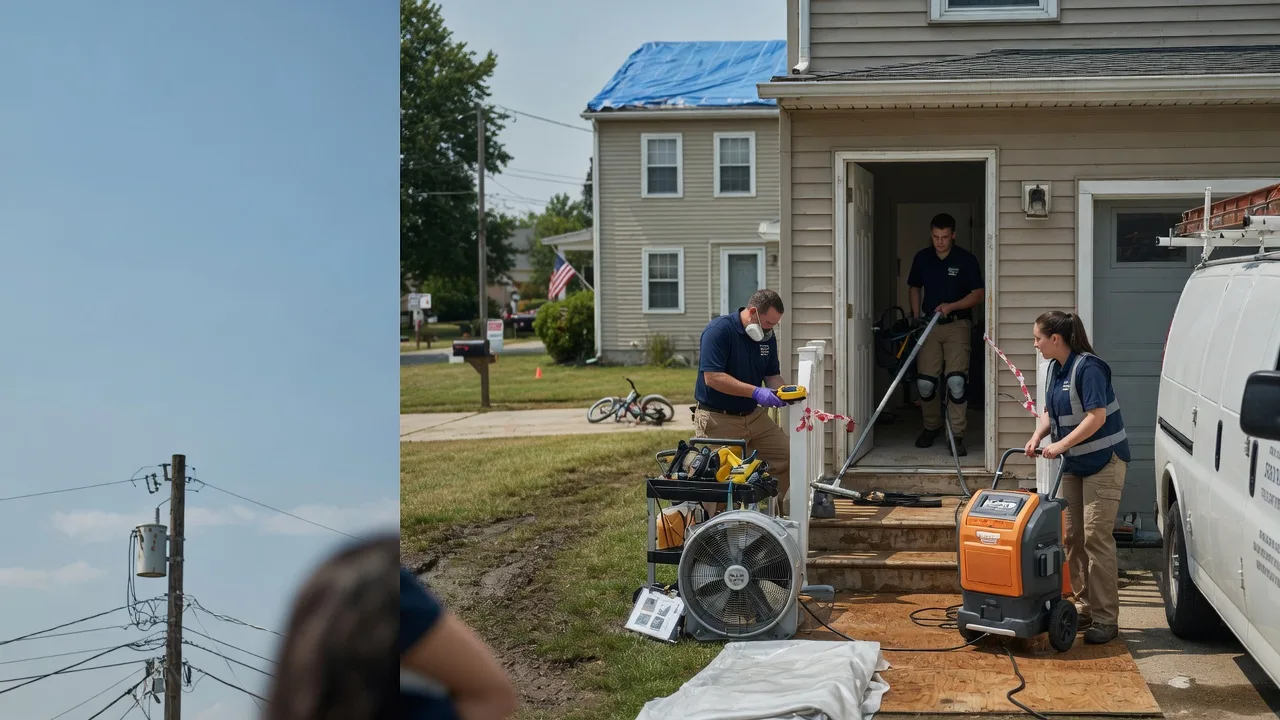 Water Damage Repair in Taswell, IN near me